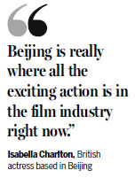 Young Briton finding her feet in new Chinese series