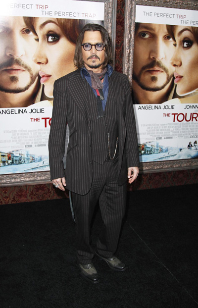 The premiere of 'The Tourist' in New York