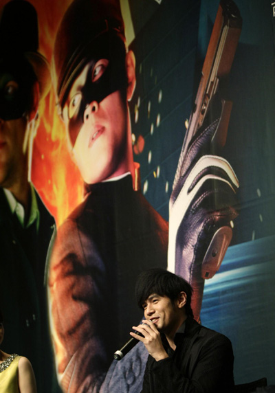 Film promoting of 'The Green Hornet' in Beijing