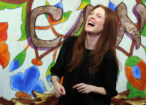 Julianne Moore honoured as 'Hasty Pudding Theatricals Woman of the Year' at Harvard University