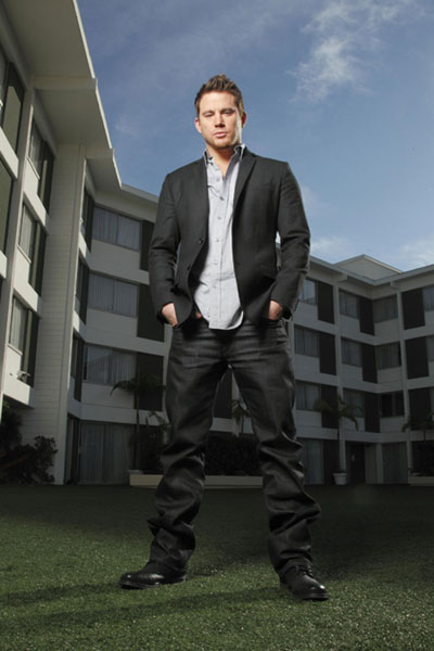 Channing Tatum poses for portrait in Beverly Hills