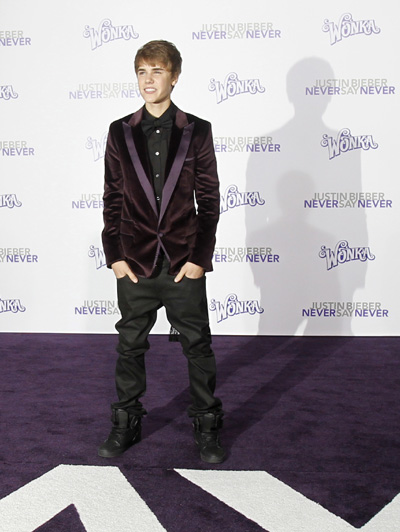 Premiere of documentary 'Justin Bieber: Never Say Never' at Nokia theatre in L.A.