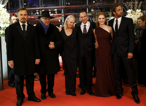 Cast members promote 'Coriolanus' at Berlinale International Film Festival