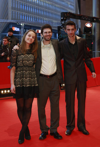 Celebrities arrive on red carpet for awards ceremony at 61st Berlinale International Film Festival