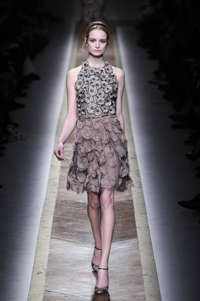 Valentino fashion collection show during Paris Fashion Week