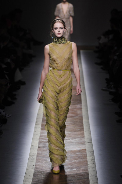 Valentino fashion collection show during Paris Fashion Week