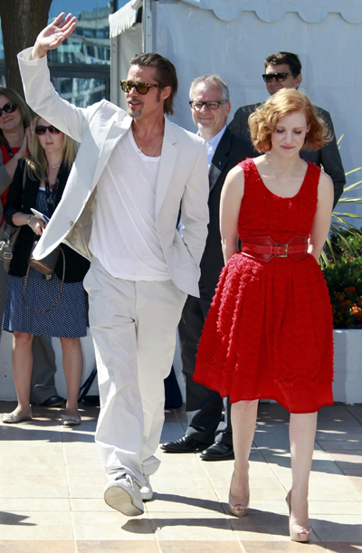 A photocall for film 'The Tree of Life'