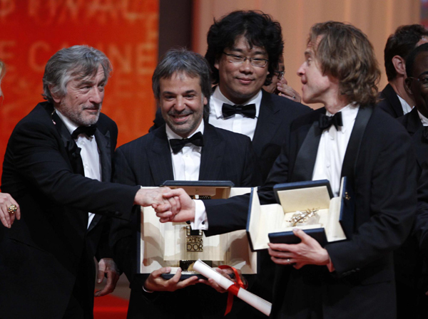 The closing ceremony of the 64th Cannes Film Festival