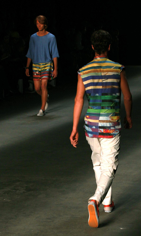 Blue Man's collection during Fashion Rio Summer 2012 in Rio de Janeiro