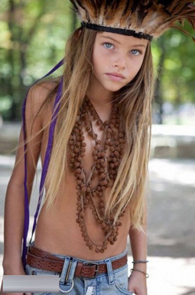 Ten-year-old French model stirs world