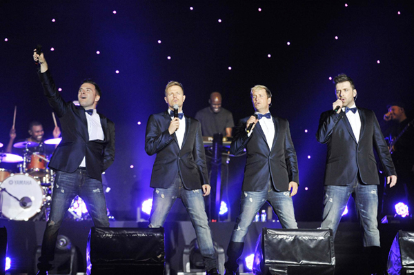 Westlife performs in Guangzhou