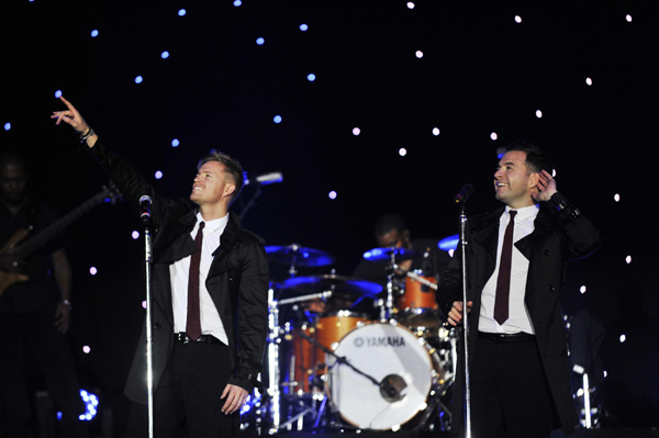 Westlife performs in Guangzhou