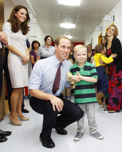 Will and Kate visit Royal Marsden Hospital