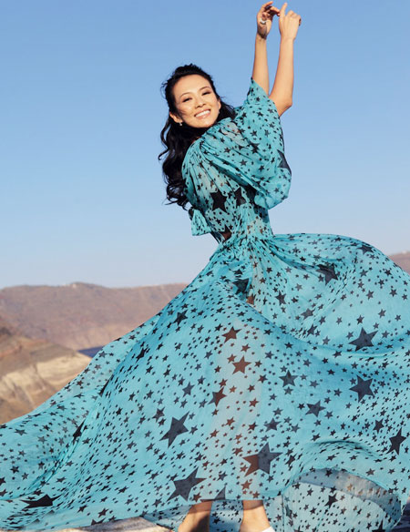 Zhang Ziyi poses for 'Self'