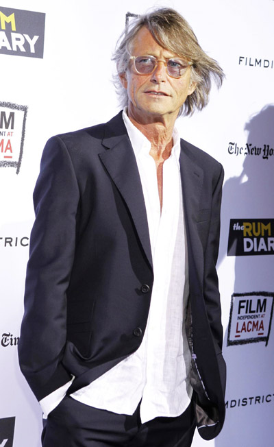 Johnny Depp at premiere of 'The Rum Diary'