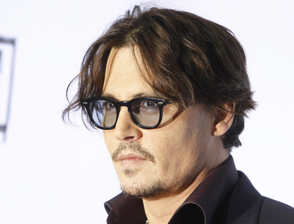 Johnny Depp at premiere of 'The Rum Diary'