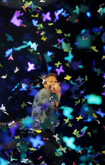 Coldplay presents new album 'Mylo Xyloto'