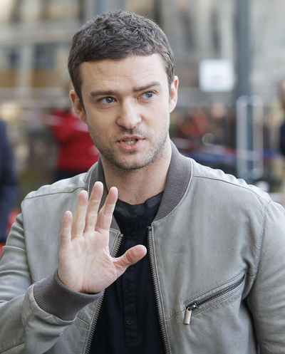 Timberlake promotes 'In Time' in Berlin