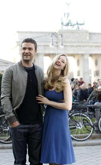 Timberlake promotes 'In Time' in Berlin