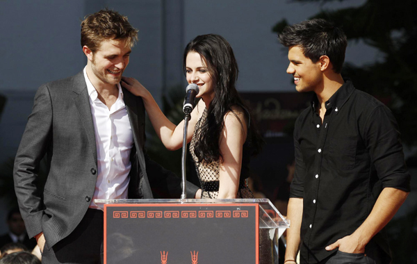 'Twilight' actors leave their marks