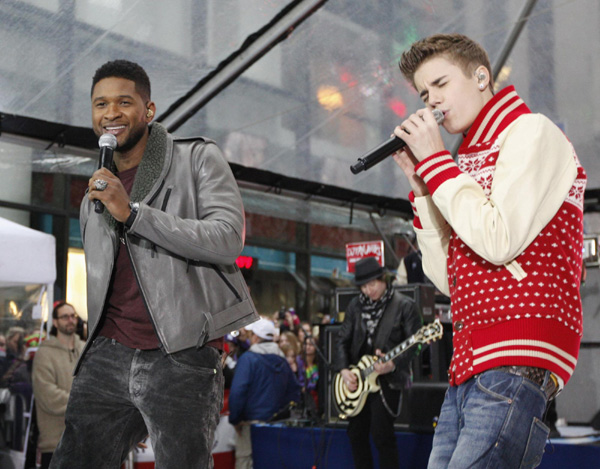 Justin Bieber performs on 'Today' show