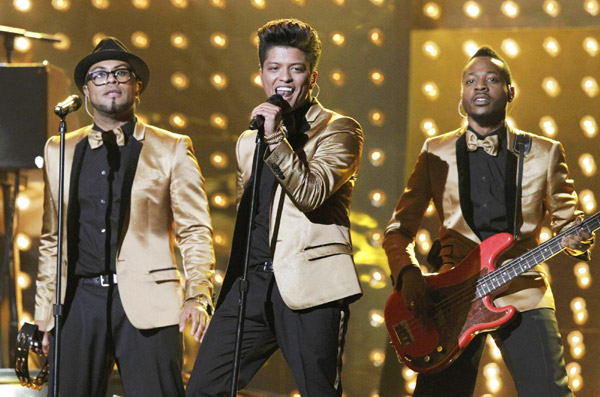 Celebrities perform at Grammy Awards