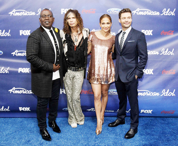 Finalists and judges attend 'American Idol' party