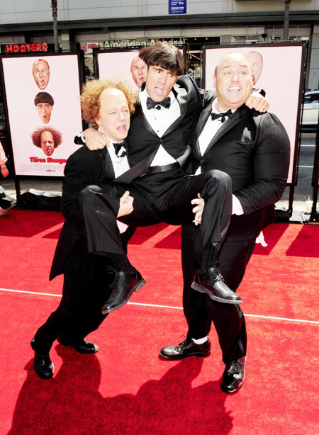 'The Three Stooges' premieres in Hollywood