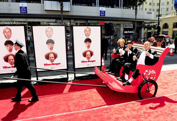 'The Three Stooges' premieres in Hollywood