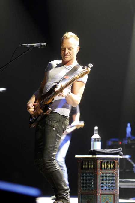 Sting's 'Back to Bass' tour in Riga