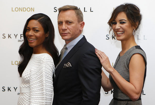 James Bond film 'Skyfall' premieres in London