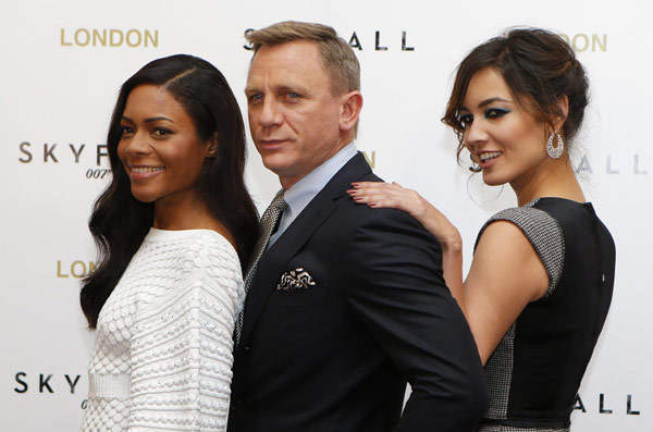 James Bond film 'Skyfall' premieres in London