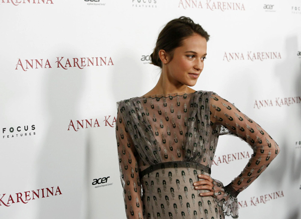 'Anna Karenina' premieres in Hollywood