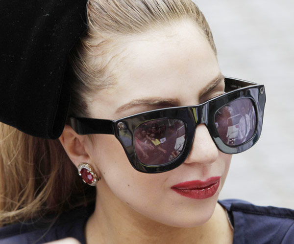 Lady Gaga signs autographs for fans