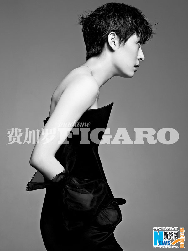 Sun Li poses for FIGARO