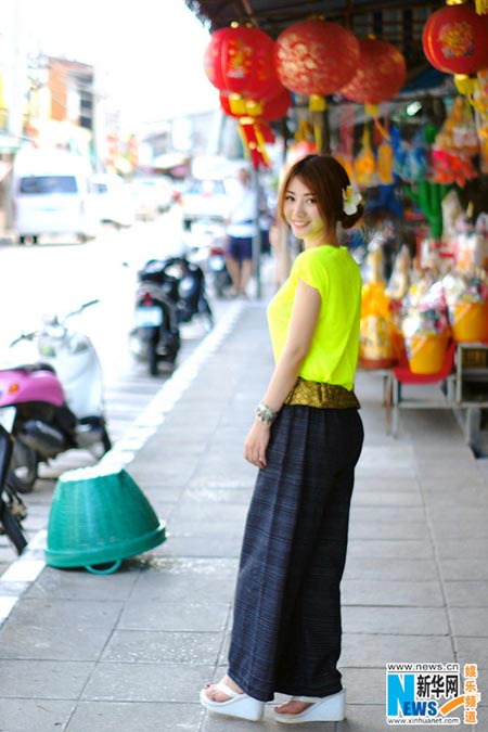 Liu Yan's photos in Thailand