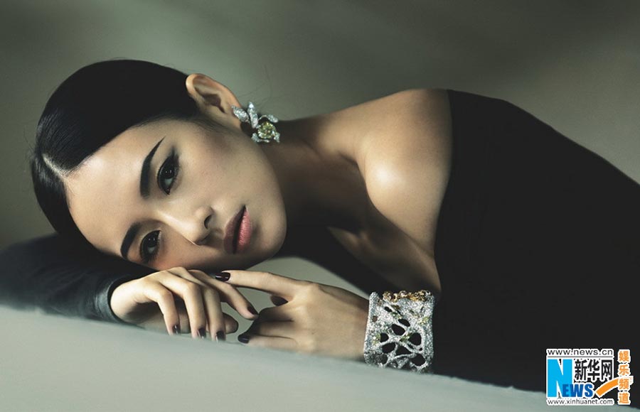 Charming Zhang Ziyi poses for fashion photo shoots