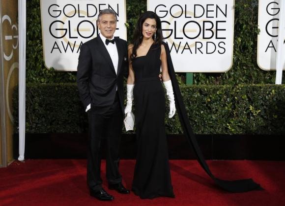 The ultimate Golden Globes fashion accessory: Amal Clooney