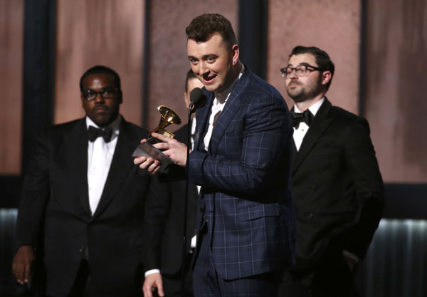 Sam Smith triumphs with four Grammy wins