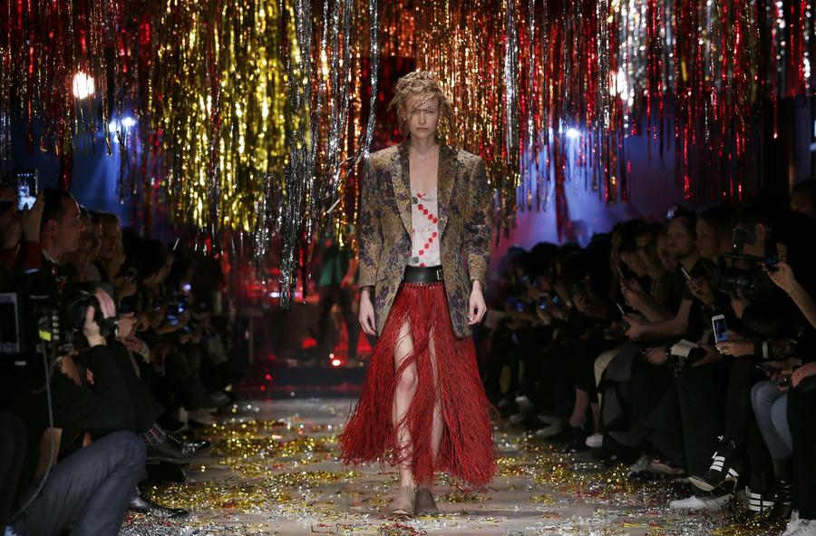 Elie Saab, Vivienne Westwood sparkle at Paris Fashion Week