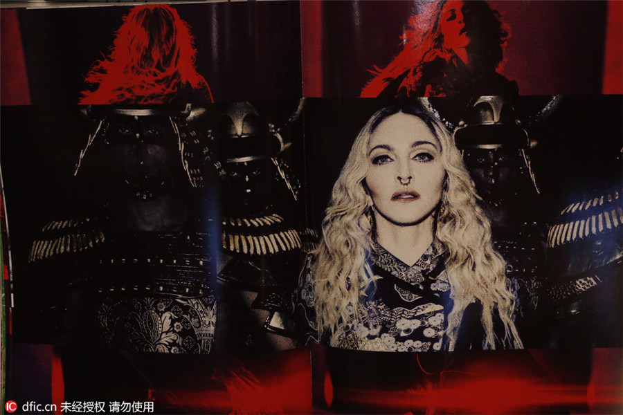 Madonna's world tour lands in Hong Kong