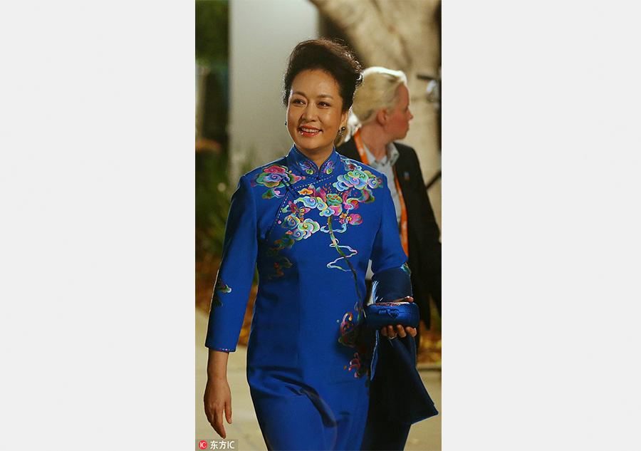 First Lady fashion: Rhapsodies in blue