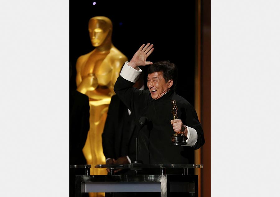 Jackie Chan among winners of Academy's Honorary Award