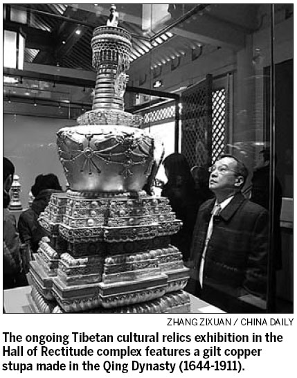 Tibetan Buddhist architecture restored to its original glory