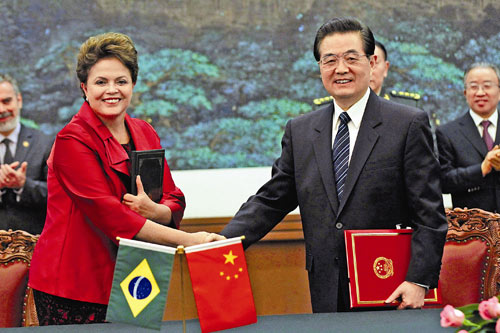 China vows new Brazil trade ties