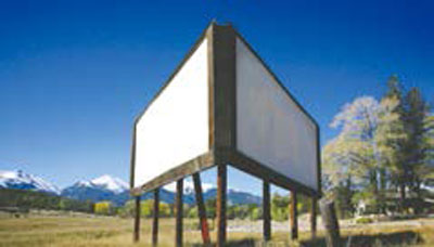 Artist deciphers blank billboards from a bygone era