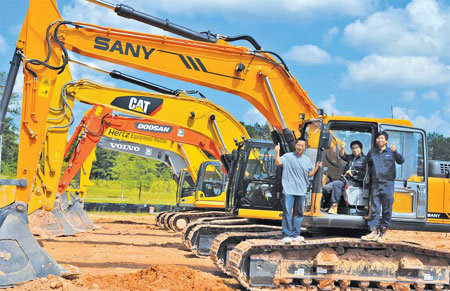 Sany does heavy lifting in pursuit of growth in US