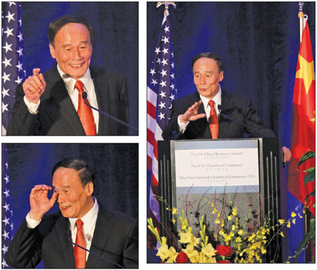 Wang Qishan attends JCCT