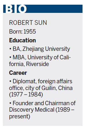 Robert Sun: From diplomatic circles to US business world