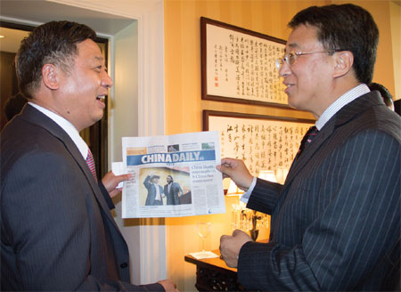 China Daily USA President visits Houston